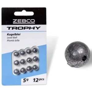 Plumbi ZEBCO Trophy Lead Ball, 20g, 5buc/pac