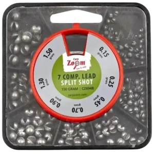 Set Plumbi CARP ZOOM 7 Compartimente Lead Split Shot, 150g
