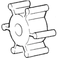 Impeller Nitril JABSCO 9200-0023