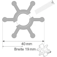 Impeller Din Neopren Spx Flow 22405-0001