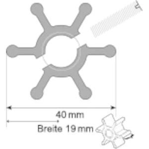 Impeller din Neopren SPX FLOW 4528-0001