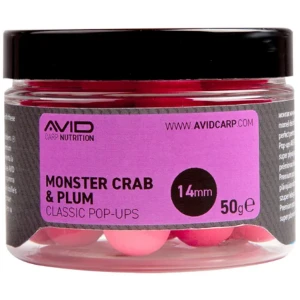 Pop Up Avid Classic, Monster Crab & Plum, 14mm, 50g Pop Up Avid Classic, Monster Crab & Plum, 14mm, 50g