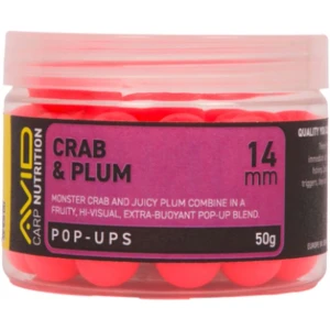 Pop Up Avid Classic, Pink, Crab & Plum, 14mm, 50g