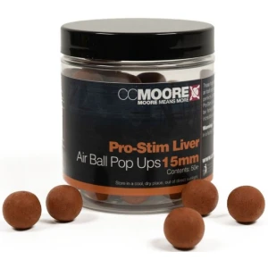 Pop Up CC Moore Pro-Stim Air Ball Pop Ups, Liver, 15mm, 50buc/cutie Pop Up CC Moore Pro-Stim Air Ball Pop Ups, Liver, 15mm, 50buc/cutie