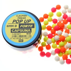 Pop Up Claumar Capsuni Forte Mix Color 15Gr 6mm