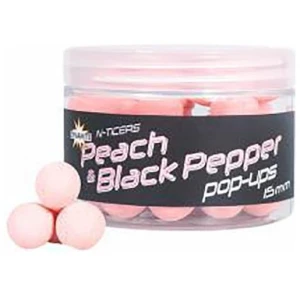 Pop Up DYNAMITE BAITS N-Ticers, Peach & Black Pepper, 15mm