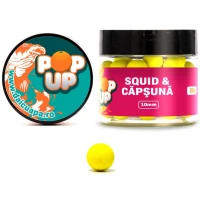 Pop Up Da-i Cu Apa, Galben, Squid Capsuna, 10mm, 20g