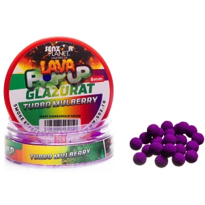 Pop Up SENZOR Lava Glazurat, Turbo Mulberry, 8mm, 30g