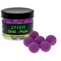 Pop Up Zfish Floating Boilies, Chilli & Plum, 16mm, 50g