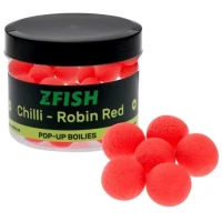 Pop Up Zfish Floating Boilies, Chilli & Robin Red, 16mm, 50g