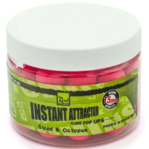 Pop Ups ROD HUTCHINSON Fluo, Pink, Squid & Octopus, 15mm