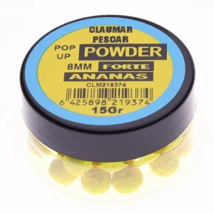 Pop-up Forte Powder Claumar Ananas 15GR 8mm Pop-up Forte Powder Claumar Ananas 15GR 8mm