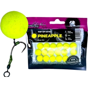 Pop-up LK BAITS Extra Ananas, Galben, 14mm, 18buc/pac