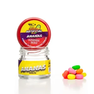 PORUMB ARTIFICIAL SENZOR ANANAS FLUO 10buc