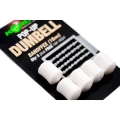 Pelete Artificiale KORDA Pop Up Dumbell, Banoffee, White, 16mm, 5buc/pac Pelete Artificiale KORDA Pop Up Dumbell, Banoffee, White, 16mm, 5buc/pac