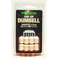 Pelete Artificiale KORDA Slow Sinking Dumbell, IB, Yellow, 8mm, 10buc/pac