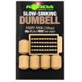 Pelete Artificiale KORDA Slow Sinking Dumbell, IB, Yellow, 8mm, 10buc/pac Pelete Artificiale KORDA Slow Sinking Dumbell, IB, Yellow, 8mm, 10buc/pac