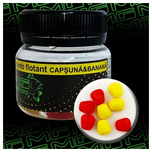 Porumb Flotant MG Special Carp Capsuna Banana 8 Boabe