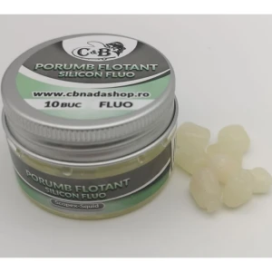 Porumb Flotant Silicon C&B, Scopex-Squid, 10 buc/cutie + 2 Fluo
