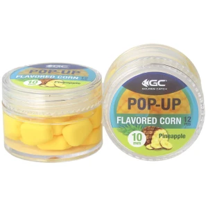 Porumb Siliconic Dip-uit Golden Catch Pop-Up, Ananas, 8mm, 12buc