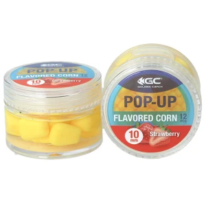 Porumb Siliconic Dip-uit Golden Catch Pop-Up, Capsuna, 8mm, 12buc Porumb Siliconic Dip-uit Golden Catch Pop-Up, Capsuna, 8mm, 12buc