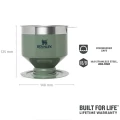 Filtru Cafea / Ceai STANLEY The Perfect-Brew Pour Over 0.59L / 20oz, Hammertone Green Filtru Cafea / Ceai STANLEY The Perfect-Brew Pour Over 0.59L / 20oz, Hammertone Green