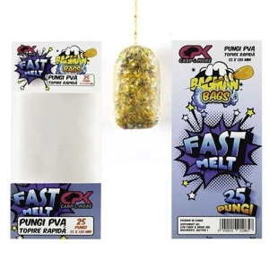 Pungi PVA CPK Bagman Bags Premium Competition Fast Melt, 55x120mm, 25buc/pac