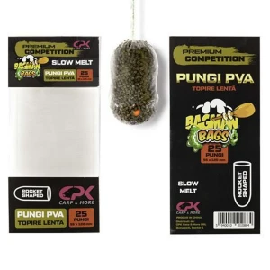 Pungi PVA CPK Bagman Bags Premium Competition Slow Melt, 55x120mm, 25buc/pac