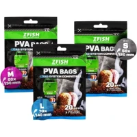 Pungi ZFISH PVA Bags Long Small, 5x12cm, 20buc/pac