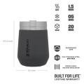 Cana Termoizolanta Stanley, The Everyday Go Tumbler, Charcoal, 0.29L Cana Termoizolanta Stanley, The Everyday Go Tumbler, Charcoal, 0.29L