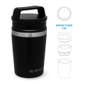 Cana Termoizolanta Stanley The Shortstack Travel Mug Matte Black Pebble 0.23 L  Cana Termoizolanta Stanley The Shortstack Travel Mug Matte Black Pebble 0.23 L