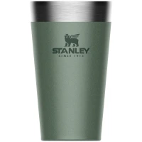 Cana Termoizolanta Stanley The Stacking Beer Pint 0.47l / 16oz, Hammertone Green