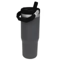 Cana Termoizolanta cu pai SANLEY The IceFlow Flip Straw Tumbler Guava Pink 0.89L / 30oz  Cana Termoizolanta cu pai SANLEY The IceFlow Flip Straw Tumbler Guava Pink 0.89L / 30oz