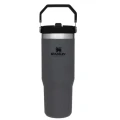 Cana Termoizolanta cu pai STANLEY The IceFlow Flip Straw Tumbler Charcoal 0.89L / 30oz 