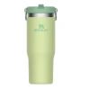 Cana Termoizolanta cu pai STANLEY The IceFlow Flip Straw Tumbler Citron Lime 0.89L / 30oz 
