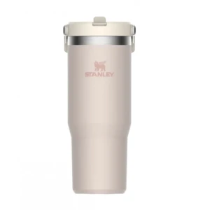 Cana Termoizolanta cu pai STANLEY The IceFlow Flip Straw Tumbler Rose Quartz 0.89L / 30oz  Cana Termoizolanta cu pai STANLEY The IceFlow Flip Straw Tumbler Rose Quartz 0.89L / 30oz