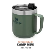Cana Termoizolanta Stanley The Legendary Camp Mug Hammertone Green 0.35 L 