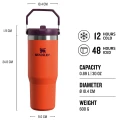 Pahar Termoizolant cu Pai Rabatabil STANLEY Classic IceFlow Flip Straw Tumbler 0.89L / 30oz, Tigerlily Plum Pahar Termoizolant cu Pai Rabatabil STANLEY Classic IceFlow Flip Straw Tumbler 0.89L / 30oz, Tigerlily Plum