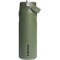 Sticla Termoizolanta Stanley Iceflow Flip Straw, Dried Pine, 0.7l, 37.4x33.4x 10.4cm