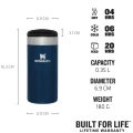 Sticla Termoizolanta STANLEY The AeroLight Transit Mug 0.35L / 12oz, Royal Blue Metallic Sticla Termoizolanta STANLEY The AeroLight Transit Mug 0.35L / 12oz, Royal Blue Metallic