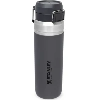 Sticla Termoizolanta Stanley The Quick-flip Water Bottle 0.7l / 24oz, Charcoal Sticla Termoizolanta Stanley The Quick-flip Water Bottle 0.7l / 24oz, Charcoal