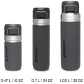 Sticla Termoizolanta STANLEY The Quick-Flip Water Bottle 0.7L / 24oz, Charcoal
