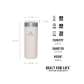 Sticla Termoizolanta Stanley, The Aerolight Transit Mug, Rose Quartz Metallic, 0.47L