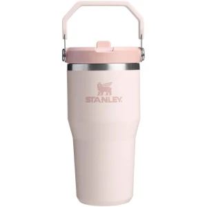 Termos STANLEY The Ice Flow Flip Straw Tumbler 2.0 Termokop, Rose Quartz, 0.6L