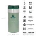 Termos STANLEY The NeverLeak Travel Mug Hammertone Green 0.25L Termos STANLEY The NeverLeak Travel Mug Hammertone Green 0.25L