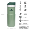 Termos STANLEY The NeverLeak Travel Mug Hammertone Green 0.47L Termos STANLEY The NeverLeak Travel Mug Hammertone Green 0.47L