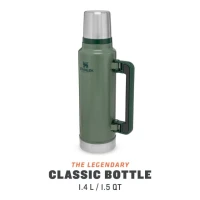Termos Stanley The Legendary Classic Bottle Large Hammertone Green 1.4L 