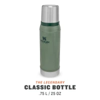 Termos Stanley The Legendary Classic Bottle Small Hammertone Green 0.75l 