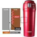 Termos ZOJIRUSHI SM-KHE48PV Stainless Mug, 0.48ltr, Red