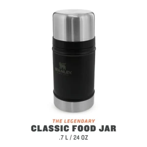 Termos pentru mancare Stanley The Legendary Classic Food Jar Matte Black Pebble 0.7L  Termos pentru mancare Stanley The Legendary Classic Food Jar Matte Black Pebble 0.7L